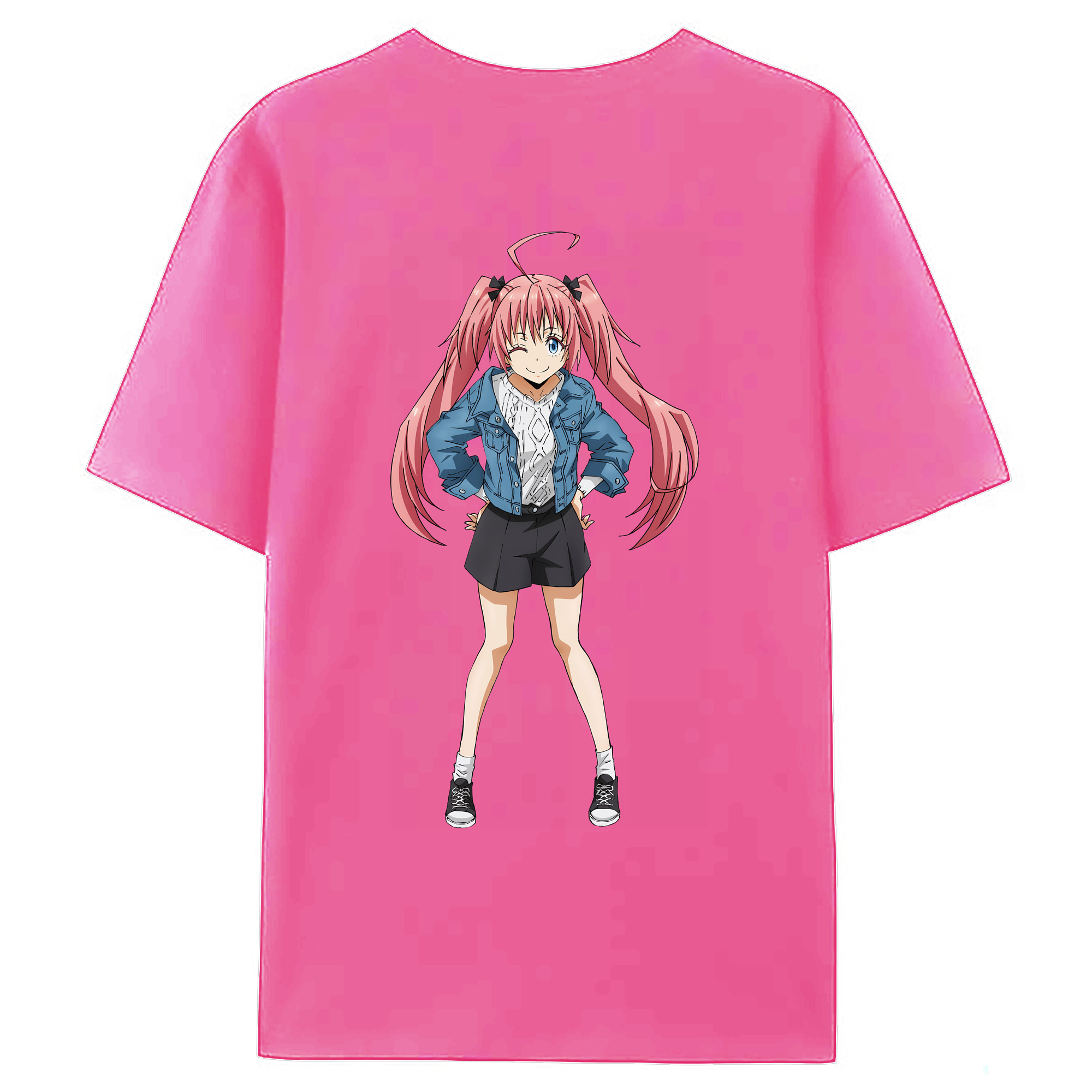 （画像用） 転スラ Regarding Reincarnated to Slime レディース半袖Tシャツ(バックプリント)